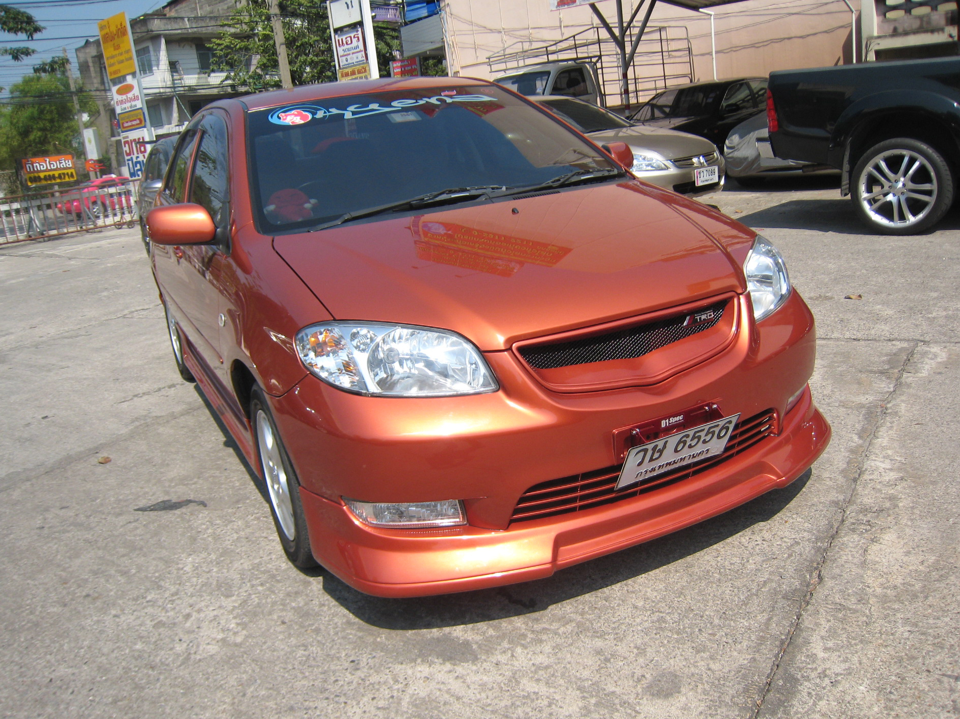 ชุดแต่ง Vios 2003-2005 ทรง หน้า+ข้างWald+หลังF1